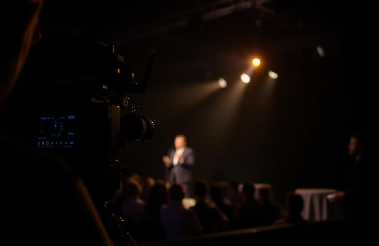 Konferencia videózás több kamerával — előadás rögzítés
